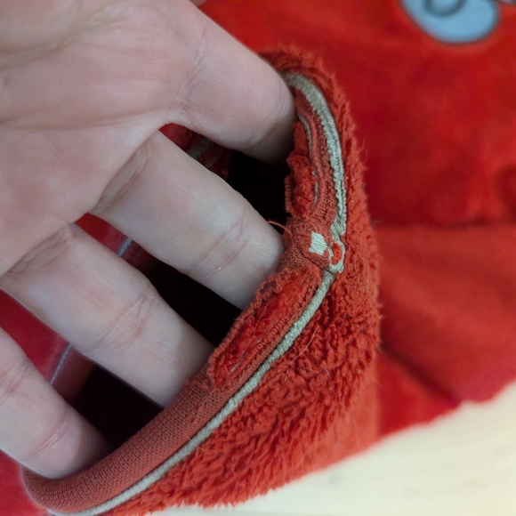 Smafolk red fleece sweater - Picture 4 of 5